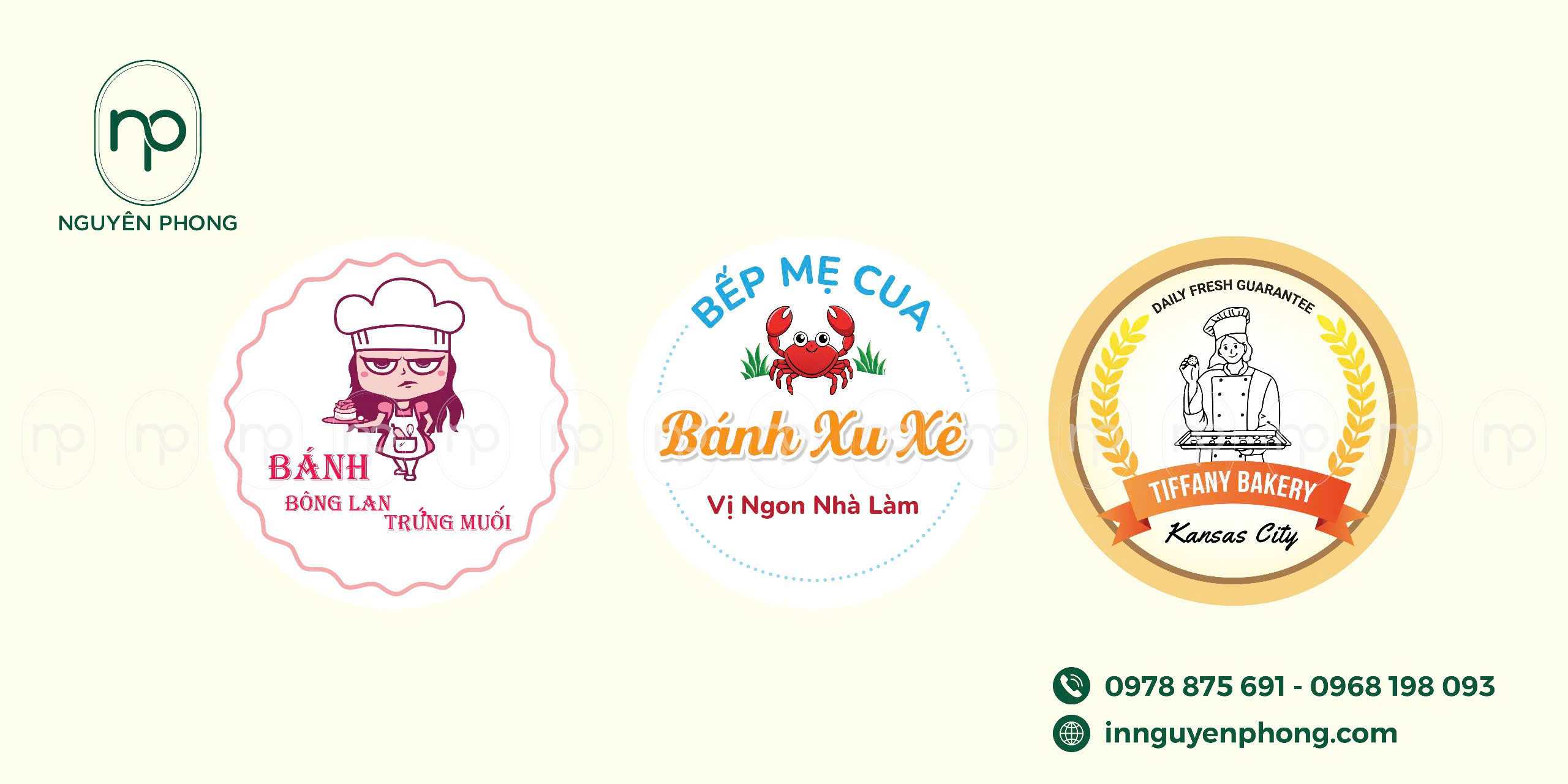 Dịch vụ in tem bánh theo yêu cầu